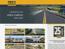 Tablet Screenshot of ccbconstrutora.com.br
